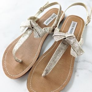 Gold Glitter Sandals